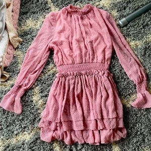 Forever 21 pink smock dress small